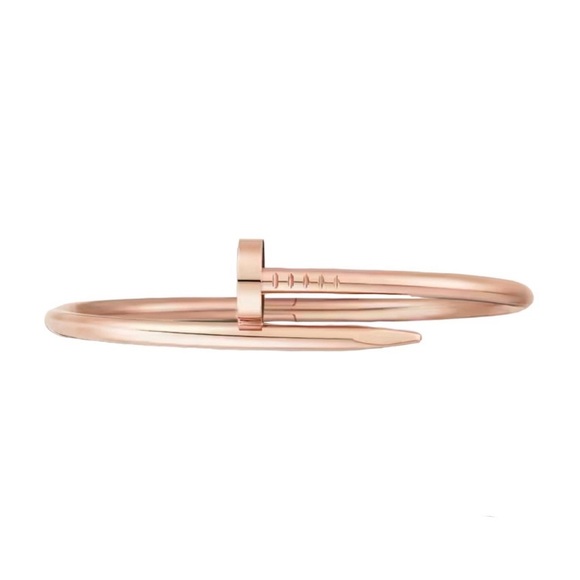 Generic Nail Cuff Bangle Bracelet in Rose Gold - Picture 8 of 10